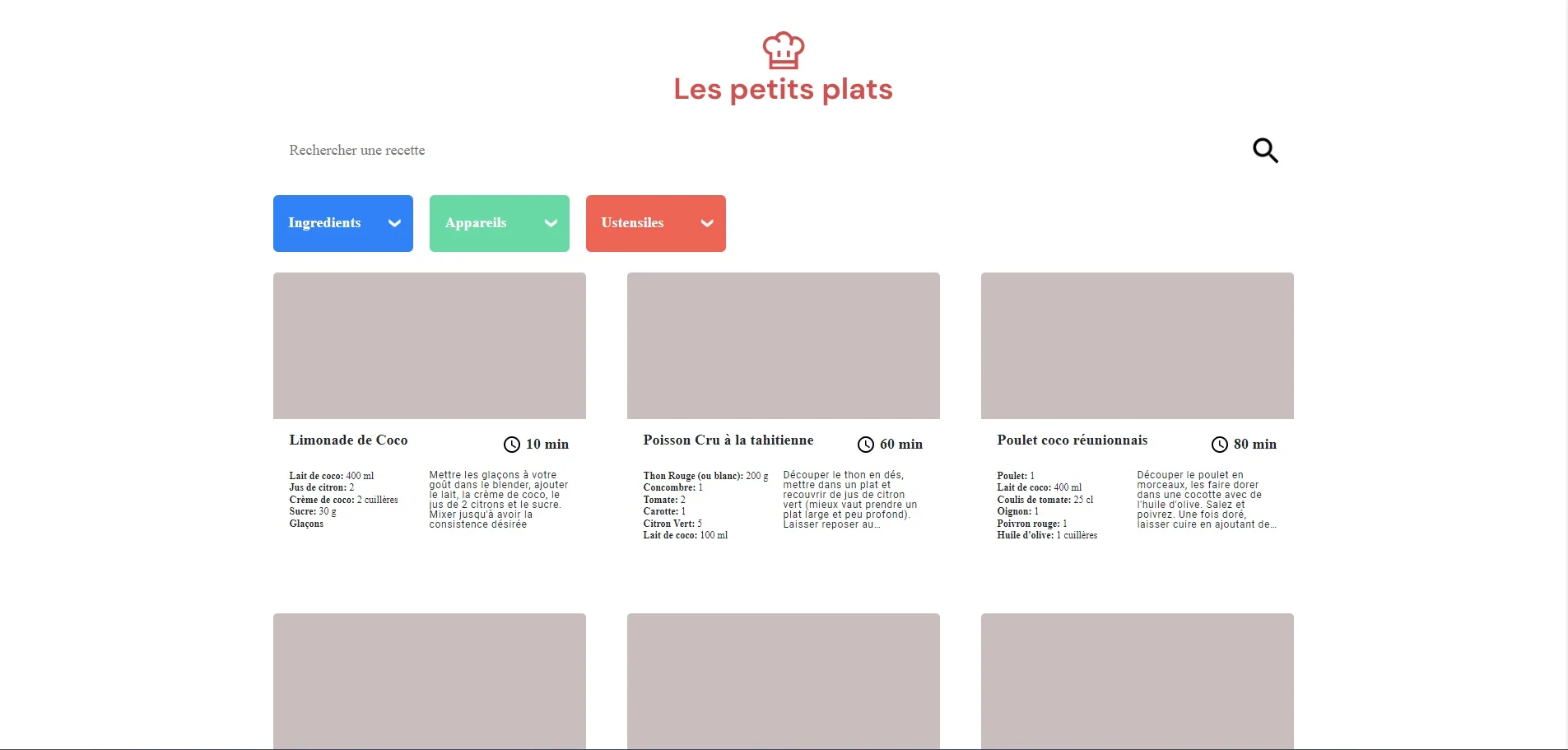 Développez un algorithme de recherche en JavaScript